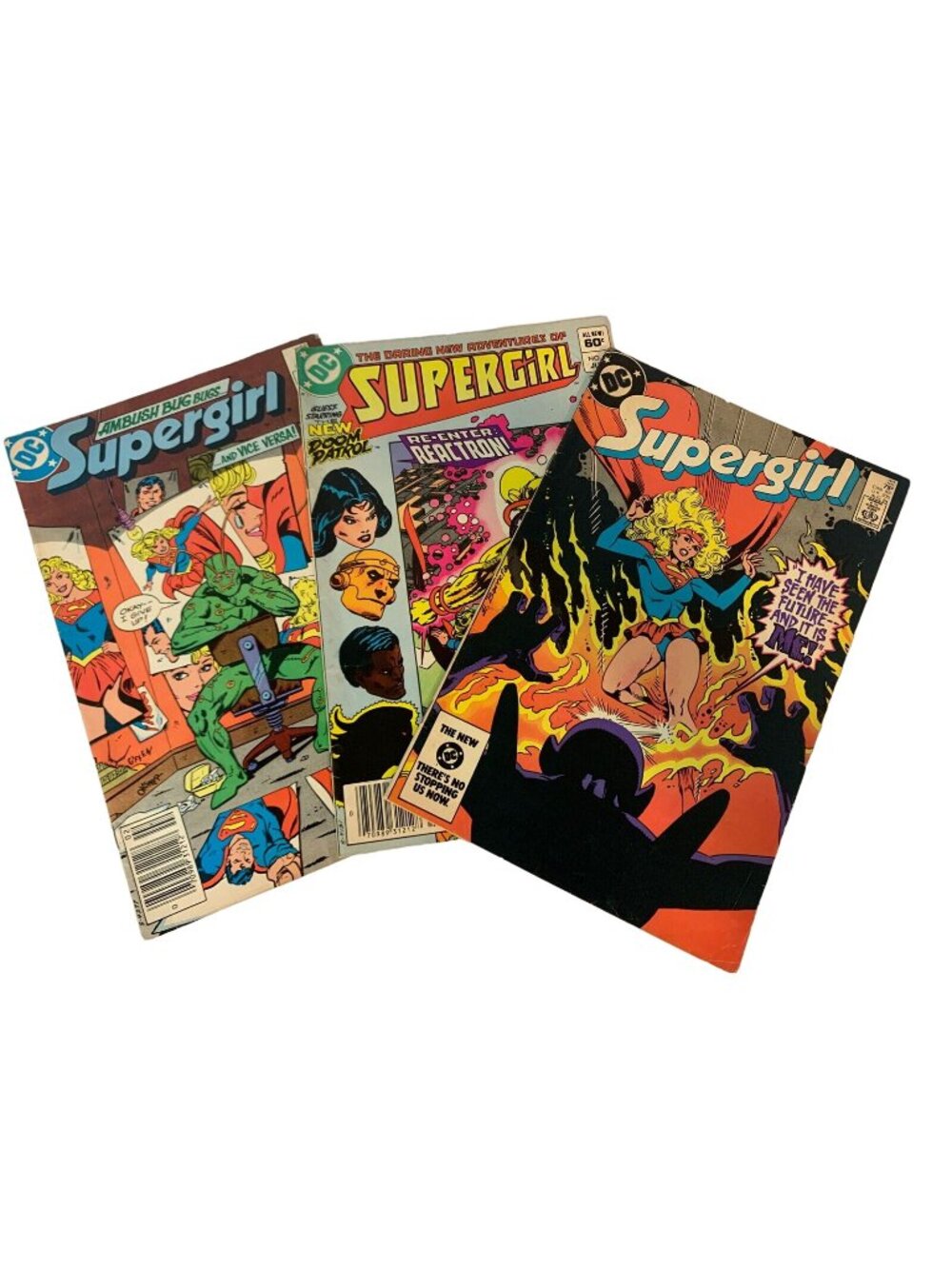 Supergirl #9 #16 #22 Comic Lot DC 1983-84 Ambush Bug Doom Patrol Newsstand